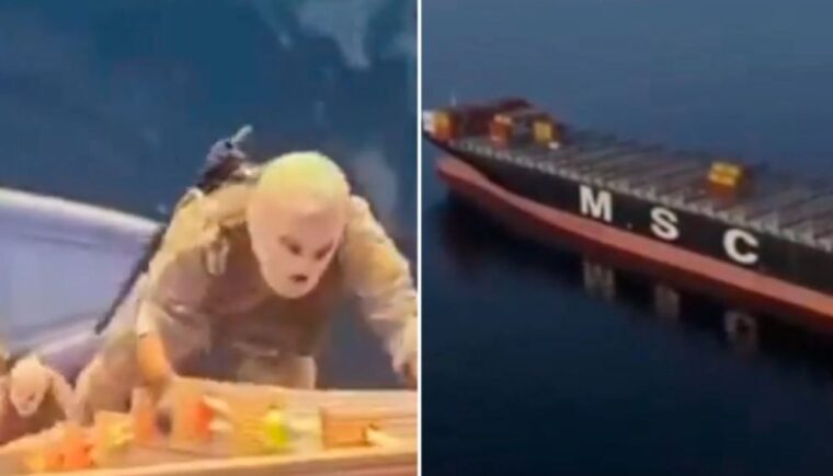 Irani pretendon se ka sekuestruar një anije në Ngushticën e Hormuzit, pamje